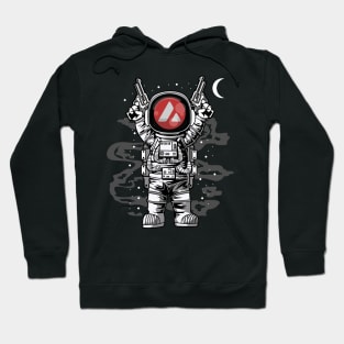 Astronaut Avalanche AVAX Coin To The Moon Crypto Token Cryptocurrency Wallet Birthday Gift For Men Women Kids Hoodie